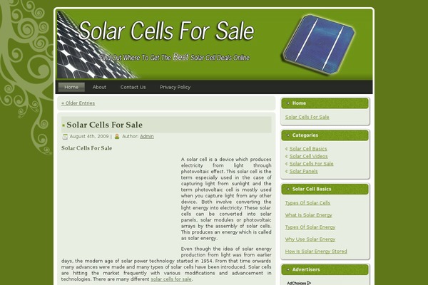 solarcellsforsale.net site used Solar_cells