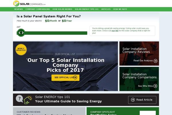 solarcompanies.com site used Solarcompanies