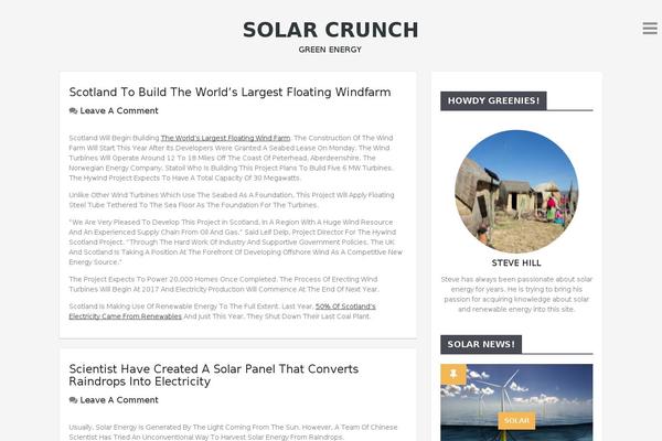 solarcrunch.org site used Amazing Blog