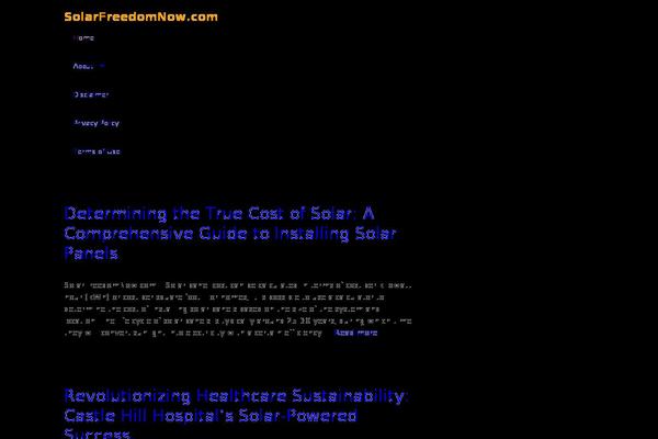 WordPress website example screenshot