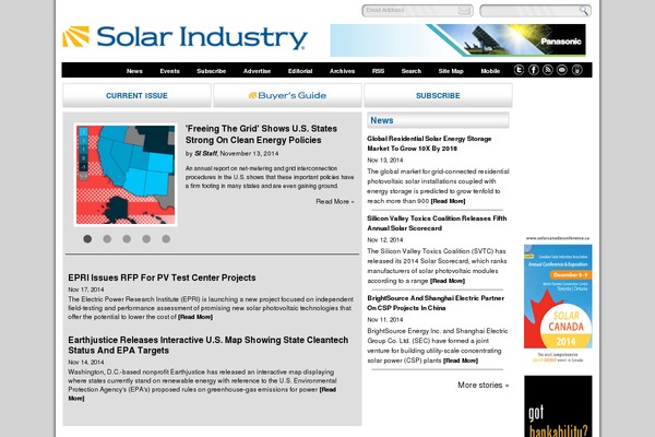 solarindustrymag.com site used Newspaper Child