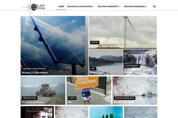 Newspaper theme site design template sample
