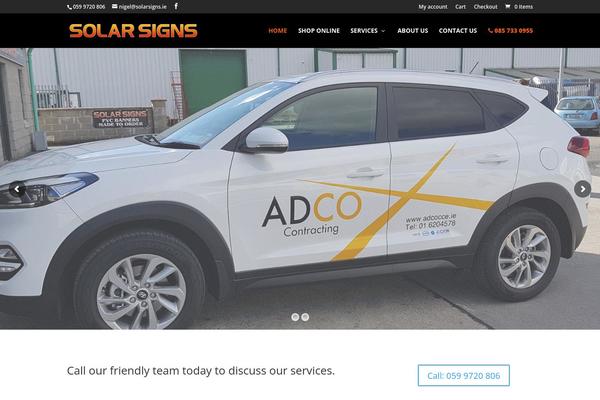 solarsigns.ie site used Solarsigns