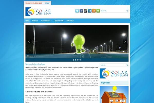 solarsunbeam.com site used DesignHub