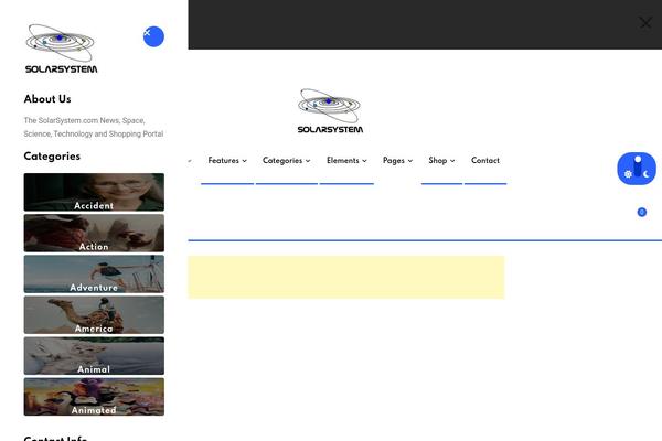 Neeon theme site design template sample
