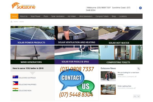 solazone.com.au site used Solarpower