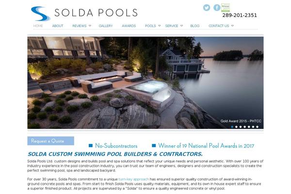 soldapools.com site used Soldapoolsddsmenu