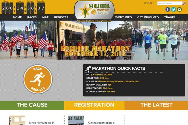 soldiermarathon.com site used Soldier-marathon