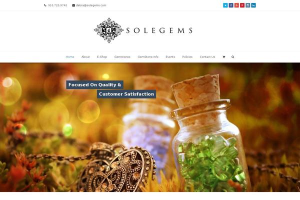 Total theme site design template sample