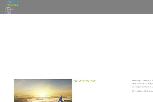 The7 Child theme site design template sample