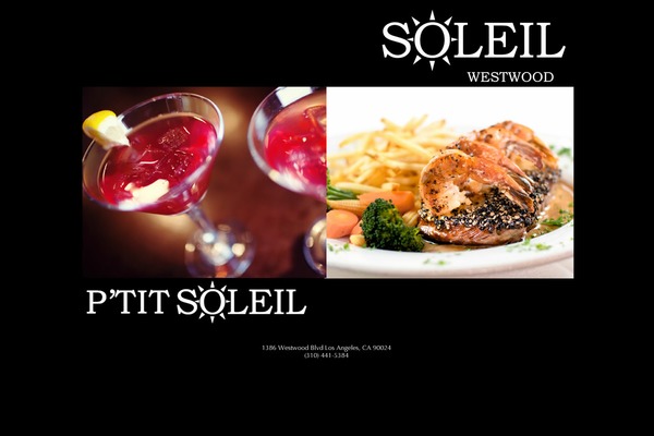 Soleil theme site design template sample