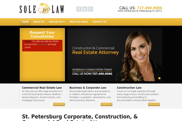solelaw.com site used Lead-capture2