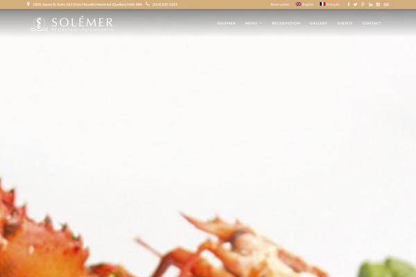 Vip-restaurant theme site design template sample