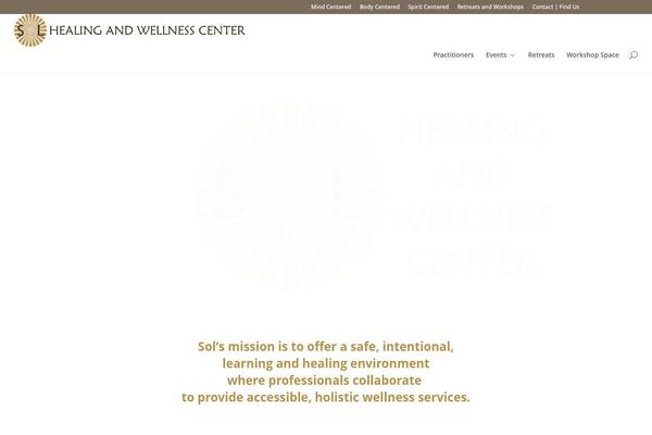 Divi theme site design template sample