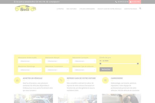 Cardealer-child theme site design template sample