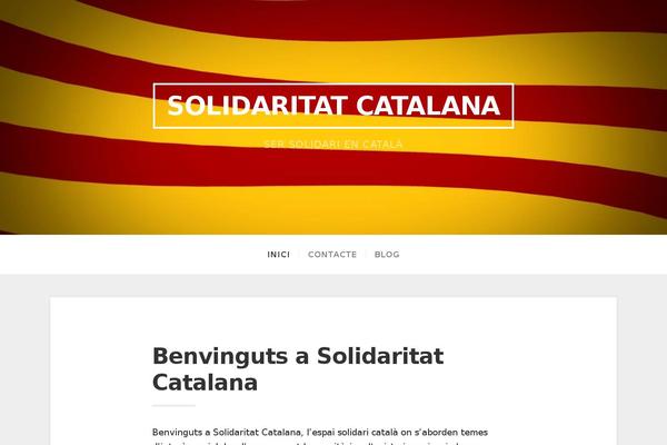 solidaritatcatalana.cat site used Swell Lite