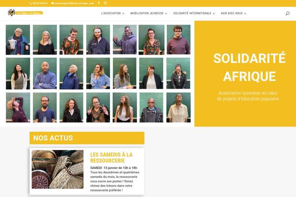 Divi theme site design template sample