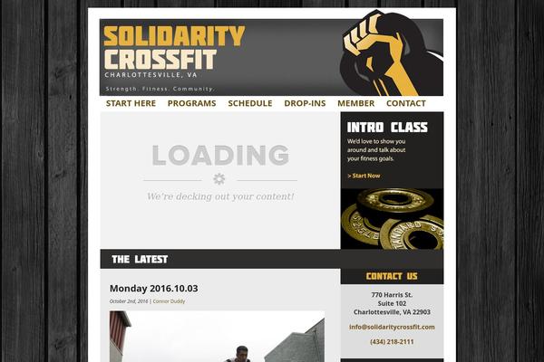 solidaritycrossfit.com site used Solidarity