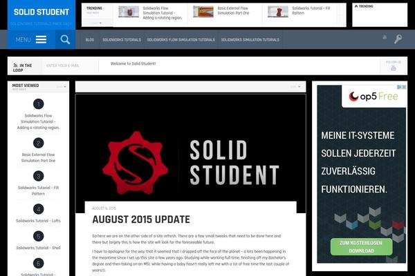 solidstudent.org site used Engine-theme