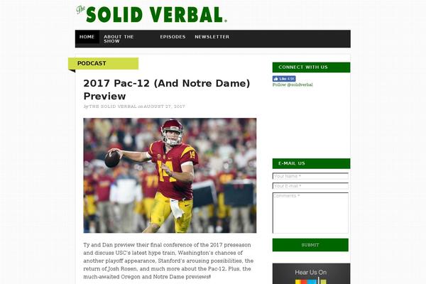 WordPress website example screenshot
