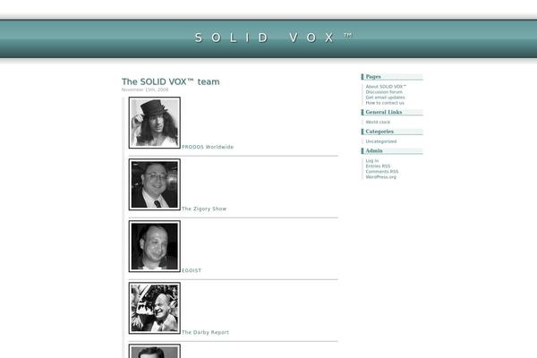 WordPress website example screenshot