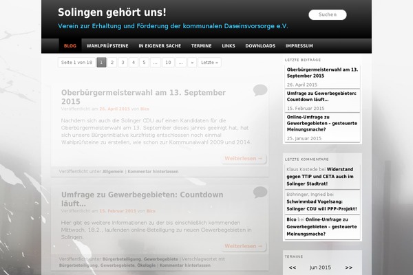 solingen-gehoert-uns.org site used Sggut