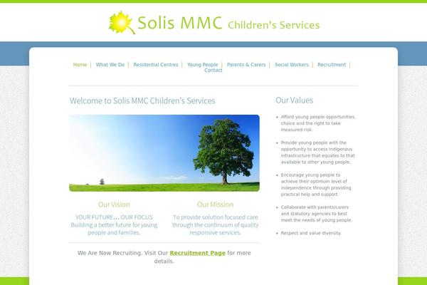 Mmc theme site design template sample