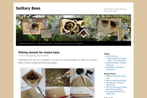 Twenty Ten theme site design template sample