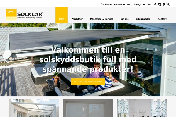 solklar.se site used Solklar