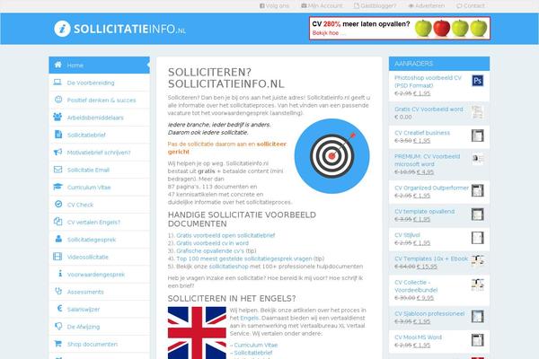 sollicitatieinfo.nl site used Sollicitatieinfo