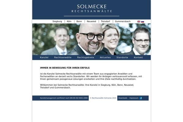 solmecke.eu site used Solmecke