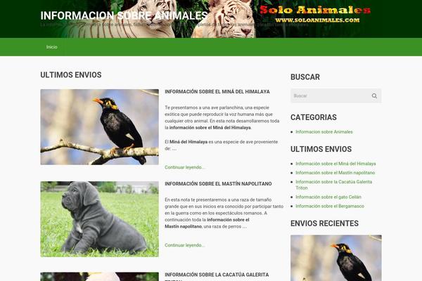 soloanimales.com site used Animales