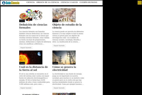 solociencia.net site used Svtheme3