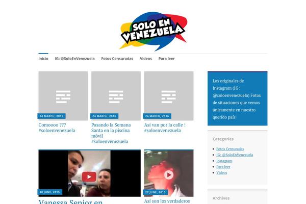 soloenvenezuela.net site used Apostrophe-wpcom