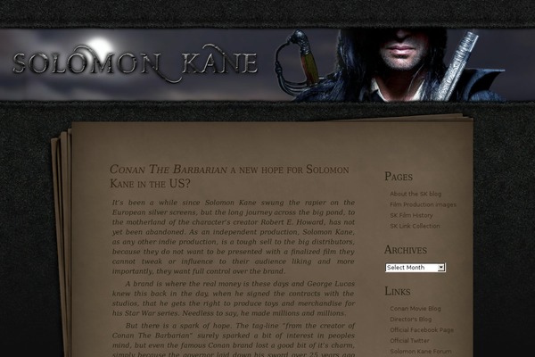 Solomon theme site design template sample