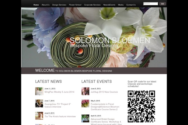 Solomon theme site design template sample