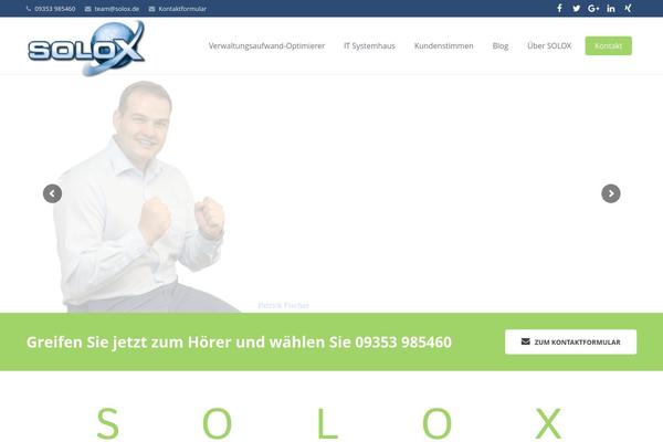 Impreza theme site design template sample