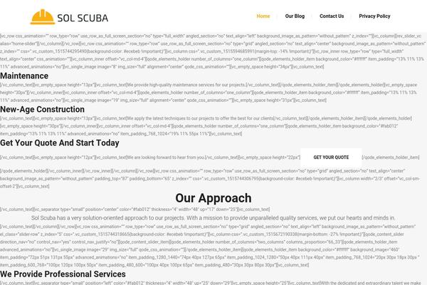 WordPress website example screenshot