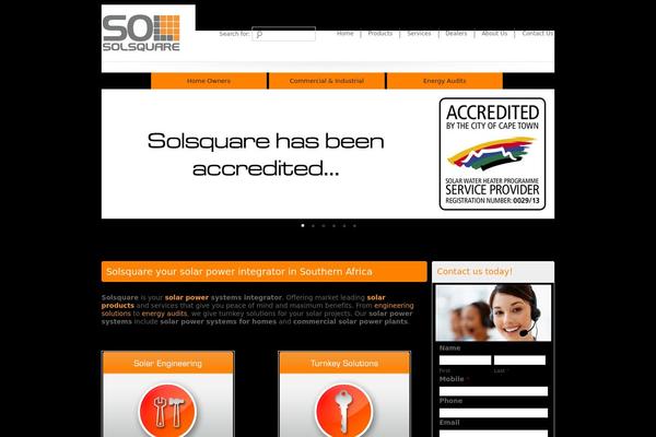 solsquare.com site used Clean Style One