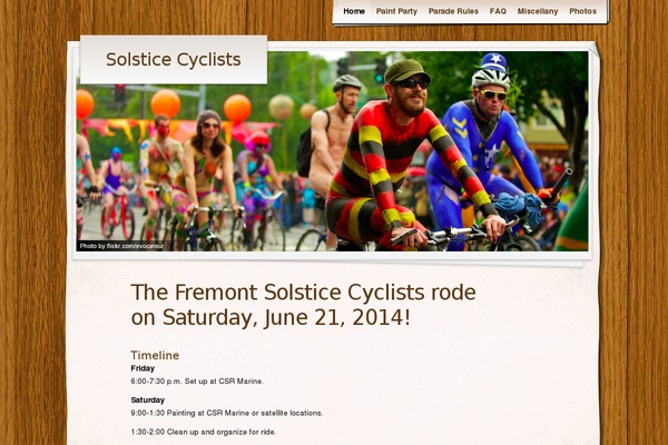 solsticecyclist.org site used Adventure Journal