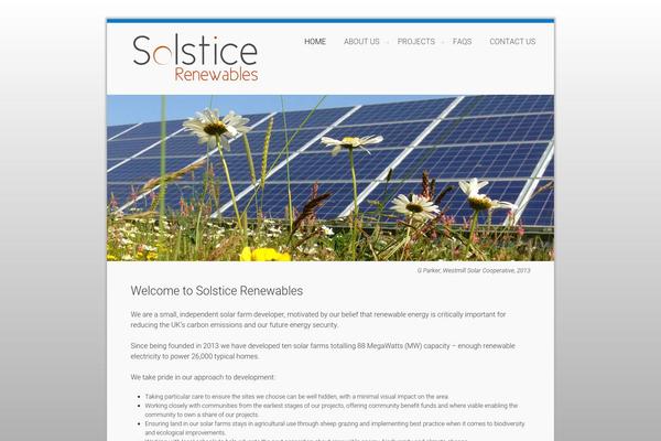 solsticerenewables.com site used Regaltheme
