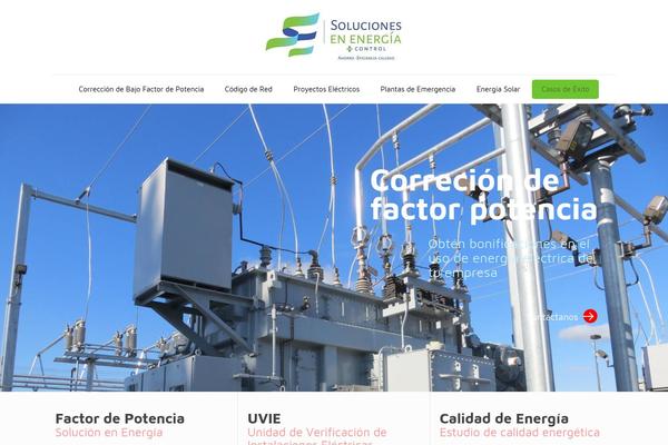 solucionesenenergia.com.mx site used Be20