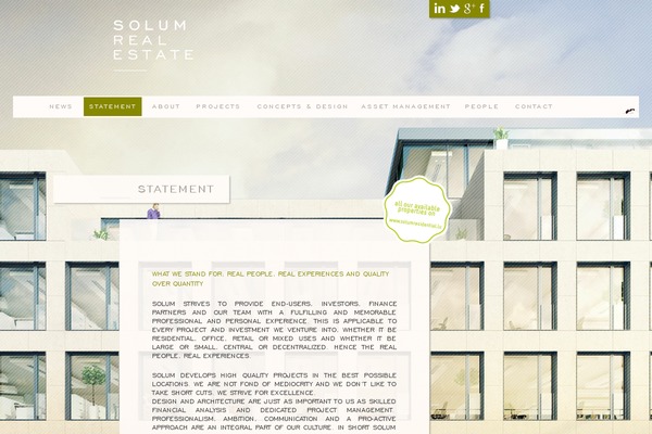 solumre.com site used Solum
