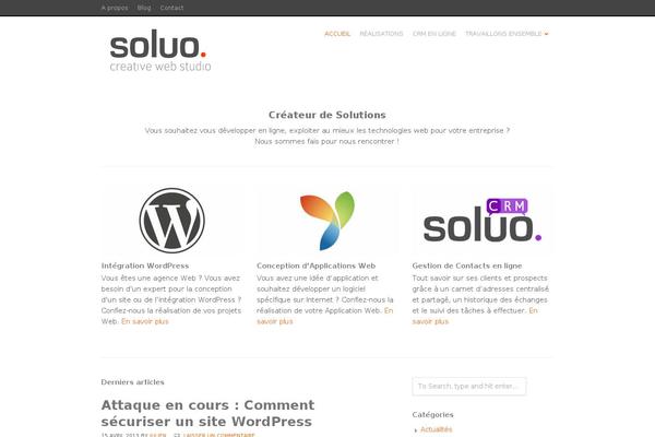 soluo.fr site used Soluo2013