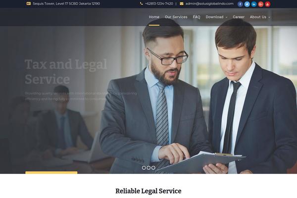 Attorneypress theme site design template sample