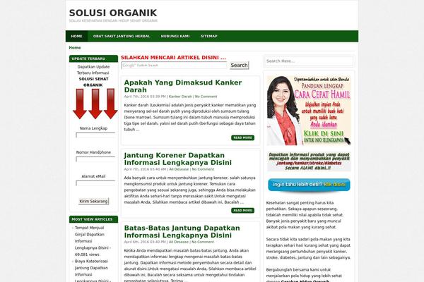 solusiorganik.com site used Gosense