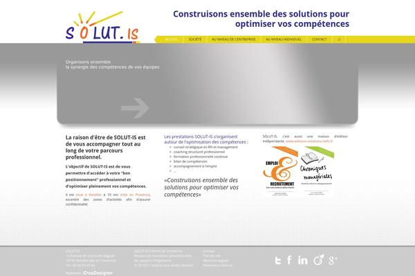 solut-is.fr site used Creadesigner