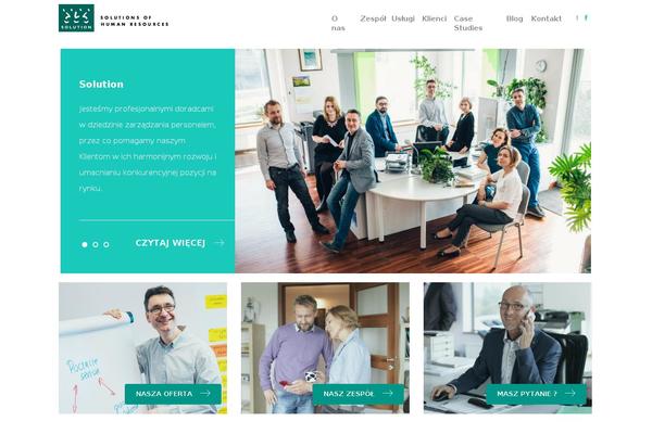 Solution theme site design template sample