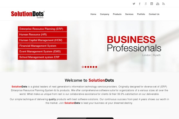 solutiondots.com site used Solutiondots
