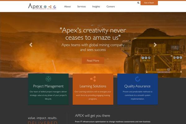 Apex theme site design template sample